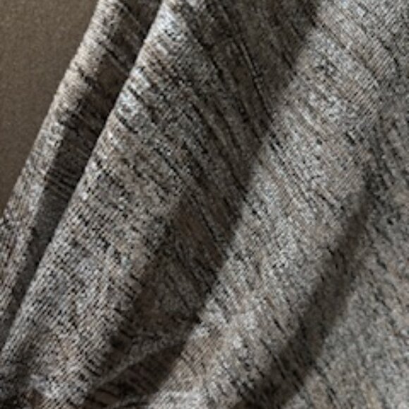 Connected Apparel Petite Metallic Bell-Sleeve Dress - Picture 3 of 4